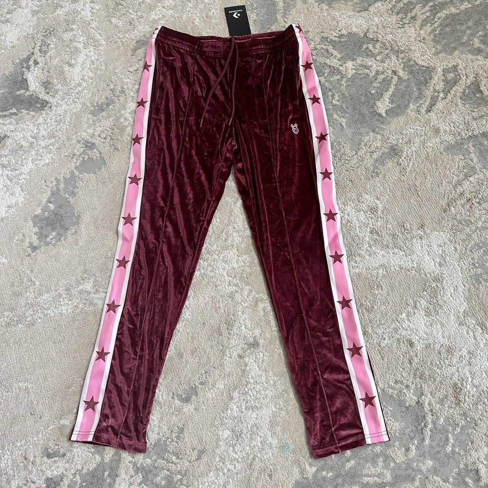 New Converse Miley Cyrus women's velvet track pants - Picture 4 of 8